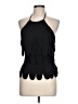 JS Collections Black Halter Top Size 10 - photo 1