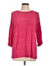 Prettygarden 100% Viscose Pink Pullover Sweater Size L - photo 1