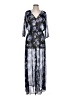 Forever 21 Blue Casual Dress Size L - photo 1