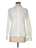 Theory Ivory Long Sleeve Button-Down Shirt Size M - photo 1