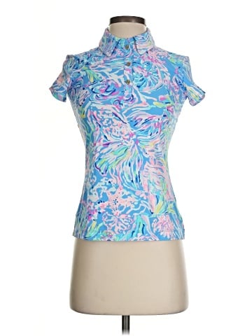 Lilly Pulitzer Luxletic Short Sleeve Turtleneck (view 1)