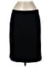 Laundry by Design Solid Black Wool Skirt Size 8 - photo 1