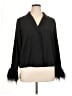 J.Crew Collection 100% Polyester Black Long Sleeve Blouse Size XL - photo 1