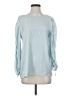 Ann Taylor 100% Polyester Blue Long Sleeve Blouse Size S - photo 1