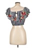 Hello Miss Gray Short Sleeve Top Size L - photo 2