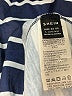 Shein Stripes Blue Casual Dress Size L - photo 7