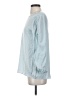 Ann Taylor 100% Polyester Blue Long Sleeve Blouse Size S - photo 5
