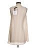 Agnes & Dora 100% Polyester Tan Sleeveless T-Shirt Size S - photo 2