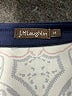 J. McLaughlin Paisley Blue 3/4 Sleeve Henley Size M - photo 7