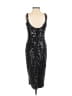 Tatyana 100% Polyester Stars Black Cocktail Dress Size XS - photo 2