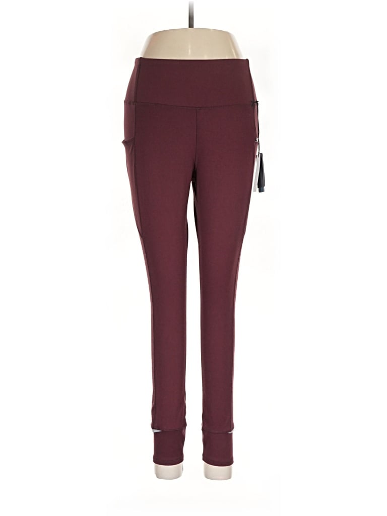 Ocean + Coast Active Pants In Burgundy