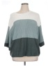 Unbranded Color Block Teal Pullover Sweater Size 0X (estimated) - photo 1