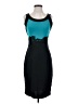 Assorted Brands Color Block Teal Black Cocktail Dress Size S (estimated) - photo 1