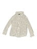 Janie and Jack 100% Cotton Checkered-gingham Ivory Long Sleeve Button-Down Shirt Size 3 - photo 1