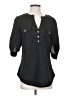 41Hawthorn 100% Polyester Black 3/4 Sleeve Blouse Size S - photo 1