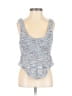 MANIERE DE VOiR Silver Gray Bodysuit Size M - photo 1