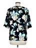 Ann Taylor 100% Polyester Teal Blue Short Sleeve Blouse Size M - photo 2