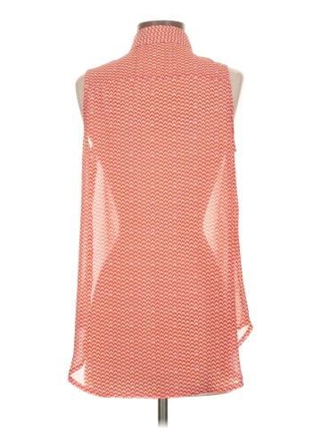 a.n.a. A New Approach Sleeveless Button-Down Shirt (view 2)