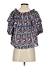 Weekend 100% Polyester Blue 3/4 Sleeve Blouse Size S - photo 2
