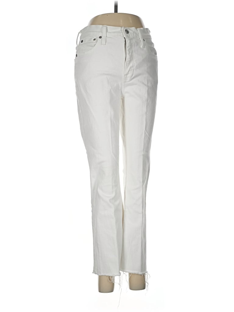 Pre-owned Jcrew Jeans In Ivory