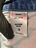 Express 100% Cotton Stripes Blue Jeans Size 14 - photo 6