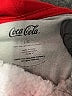 Coca-Cola 100% Polyester Checkered-gingham Silver Poncho Size L - photo 7