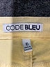 Code Bleu Solid Yellow Shorts Size 10 - photo 3