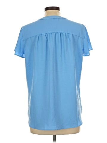 AK Anne Klein Short Sleeve Blouse (view 2)