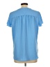 AK Anne Klein 100% Polyester Blue Short Sleeve Blouse Size L (petite) - photo 2