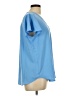 AK Anne Klein 100% Polyester Blue Short Sleeve Blouse Size L (petite) - photo 4