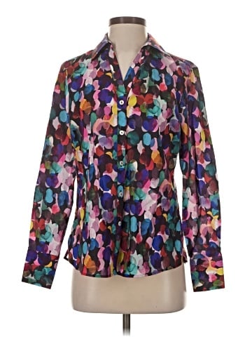 Foxcroft Long Sleeve Blouse (view 1)
