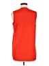 Calvin Klein 100% Polyester Orange Sleeveless Blouse Size M - photo 2