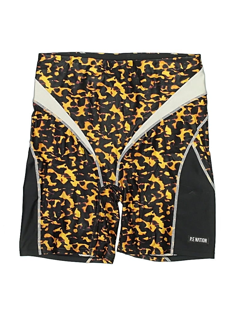 Pre-owned P.e Nation Board Shorts In Yellow