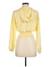 Blue Blush Yellow Long Sleeve Blouse Size M - photo 2