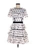 Assorted Brands Polka Dots White Cocktail Dress Size M - photo 1