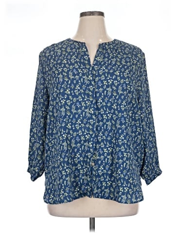 Jachs Girlfriend 3/4 Sleeve Blouse (view 1)