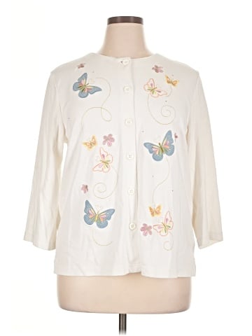 Bloomingdale's 3/4 Sleeve Button-Down Shirt (view 1)