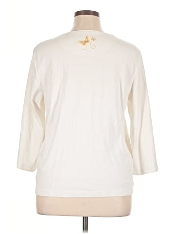 Bloomingdale's 3/4 Sleeve Button-Down Shirt (view 2)