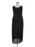 Studio 1 100% Polyester Solid Black Casual Dress Size 18 - photo 1