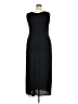 Studio 1 100% Polyester Solid Black Casual Dress Size 18 - photo 2
