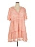 Arula Floral Orange Casual Dress Size 3X - photo 1