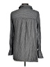 Max Studio 100% Rayon Houndstooth Gray Long Sleeve Button-Down Shirt Size L - photo 2
