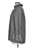 Max Studio 100% Rayon Houndstooth Gray Long Sleeve Button-Down Shirt Size L - photo 5
