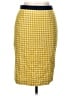 Boden 100% Polyester Houndstooth Yellow Formal Skirt Size 6 - photo 1