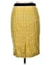Boden 100% Polyester Houndstooth Yellow Formal Skirt Size 6 - photo 2