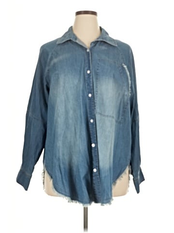 Festi Long Sleeve Button-Down Shirt (view 1)