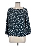Halogen 100% Polyester Teal 3/4 Sleeve Blouse Size M - photo 1