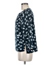 Halogen 100% Polyester Teal 3/4 Sleeve Blouse Size M - photo 5