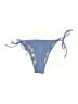 Aerie 100% Polyester Graphic Blue Swimsuit Bottoms Size S - photo 1