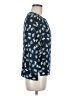 Halogen 100% Polyester Teal 3/4 Sleeve Blouse Size M - photo 4